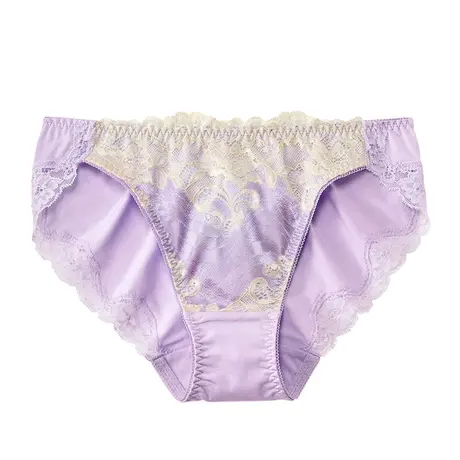 爱美菲露性感蕾丝边三角裤女士透气舒适内裤低腰裤头少女日系甜美图片