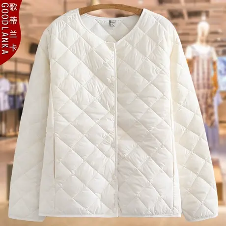 加肥加大女棉衣胖妹妹冬季短款棉服宽松显瘦轻薄大码棉衣女200斤商品大图