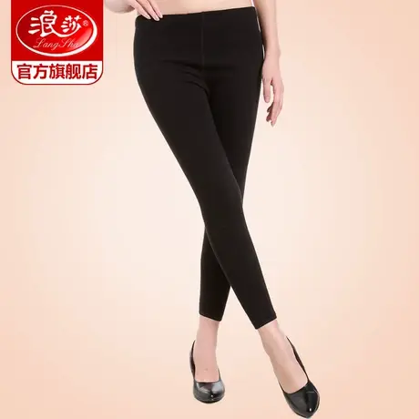 【清仓特价捡漏】浪莎保暖裤女士护膝中厚加绒保暖舒适秋冬打底裤图片