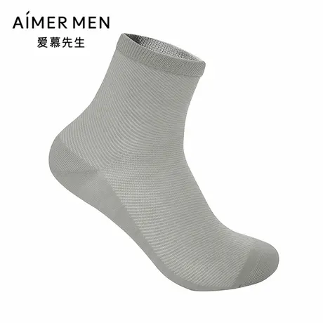 爱慕先生25夏袜子男士丝麻中筒袜NS94W206图片