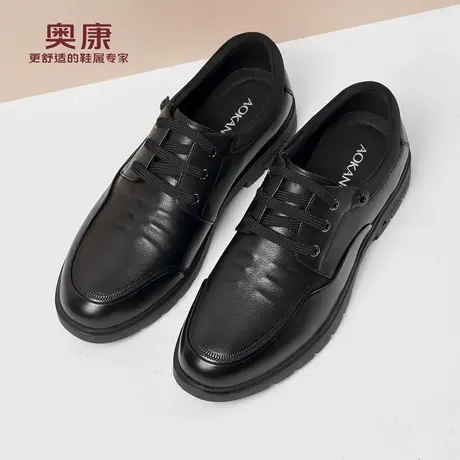 奥康 男鞋秋季新款休闲男士软底商务休闲皮鞋男真皮牛皮休闲鞋L图片