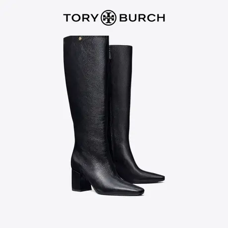 TORY BURCH 汤丽柏琦 羊皮革方跟骑士长靴 154529商品大图
