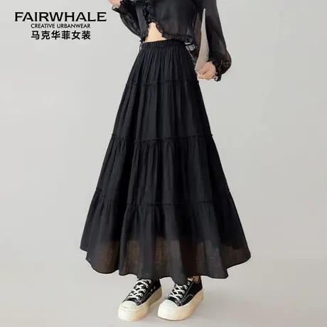 【特价福利品爆款年末清仓现货】马克华菲女2025夏季新款高腰裙子图片