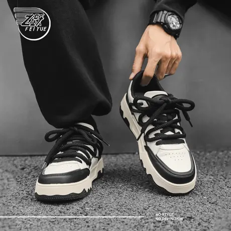 feiyue/飞跃男鞋板鞋鞋男2025夏季新款爆款厚底透气休闲运动鞋子图片