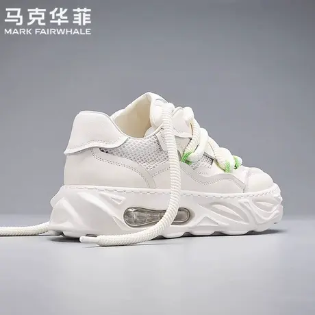 马克华菲正品鞋子男鞋情侣增高青少年潮流休闲运动旅游透气老爹鞋图片