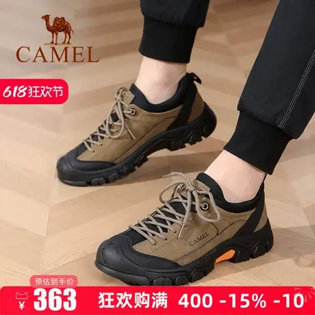 Camel/骆驼男鞋2025春季新款户外休闲鞋厚底工装鞋防滑登山徒步鞋图片