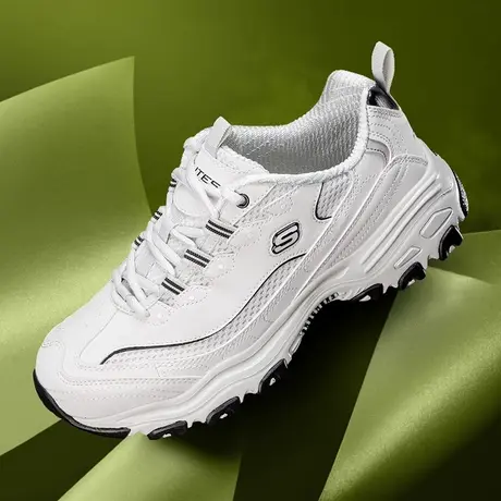 Skechers斯凯奇男鞋夏夏季款老爹鞋网面增高熊猫鞋休闲运动894193图片