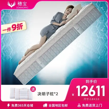 【门店同款】穗宝海绵独袋弹簧抗菌护脊加厚床垫 深睡之境云享版图片