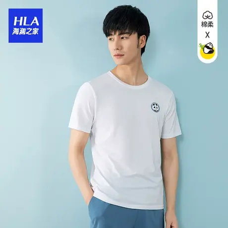 HLA/海澜之家男士家居服春夏季纯棉休闲可外穿睡衣男图片