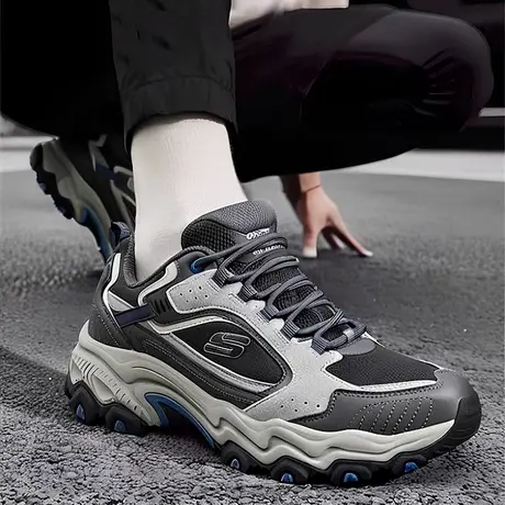 Skechers斯凯奇云霄春季男缓震回弹厚底增高跑步鞋休闲鞋时尚百搭图片