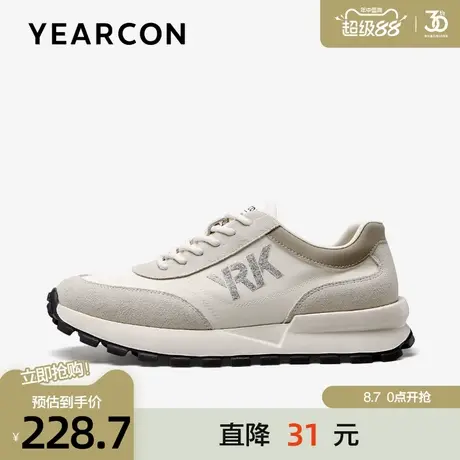 意尔康男鞋2025春季新款男士潮流户外时尚复古减震慢跑运动休闲鞋图片
