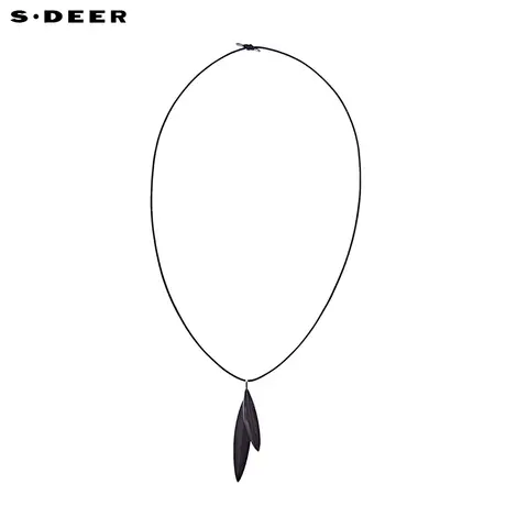 sdeer圣迪奥女休闲简约几何拼接吊坠项链S192843D7商品大图