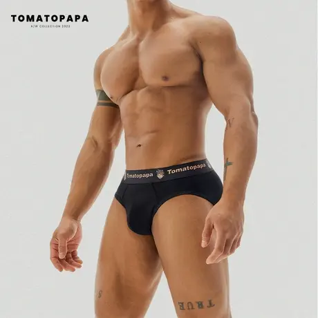 TOMATOPAPA恶魔系列男士内裤三角裤透气棉运动健身性感莫代尔底裤图片