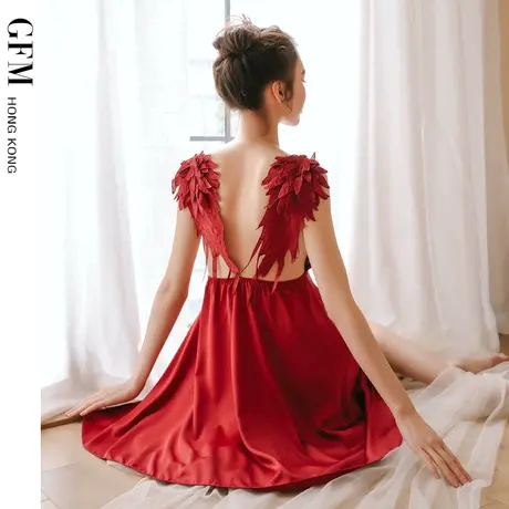日系性感睡衣女情趣器内衣吊带裙床上挑逗禁欲系炮衣战袍火辣纯欲图片