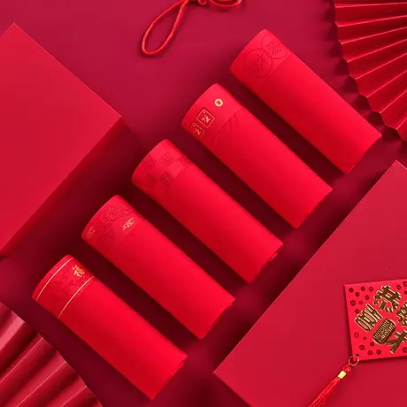【林依轮直播】三枪内裤袜礼盒男女大红结婚莫代尔/棉图片