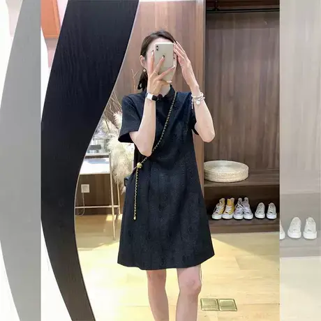 新中式国风改良旗袍连衣裙女2025年夏季显瘦气质复古高级感连衣裙图片