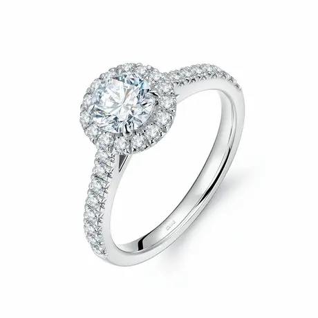 Zbird/钻石小鸟0.73ct-GIA钻石白18K金钻石戒指-经年-RDM81图片