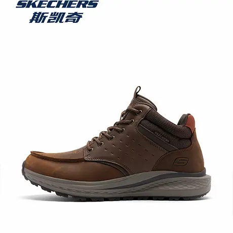 Skechers/斯凯奇男鞋2025秋季新款商务休闲高帮鞋防滑潮流运动鞋图片