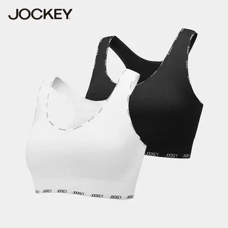 jockey2件装瑜伽运动文胸防震普拉提工字背心收复乳舒适时尚文胸图片