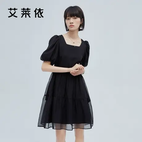 艾莱依高级感连衣裙新款女春夏甜美夏装通勤女装小众设计裙子图片