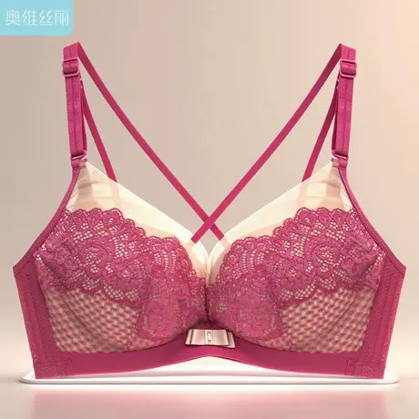 奥维丝丽2025年新款内衣女小胸聚拢显大软钢圈上托舒适调整型文胸图片